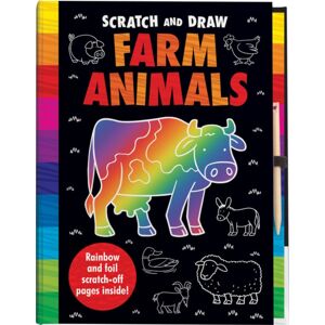 Gemini Books Group Ltd Scratch And Draw Farm Animals - Scratch Art Activity Book