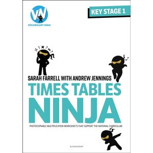 Bloomsbury Publishing PLC Times Tables Ninja For Ks1 : Photocopiable Multiplication Worksheets That Support The National Curriculum