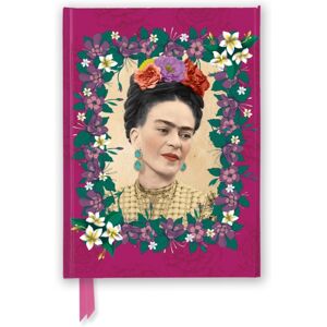 Flame Tree Publishing Frida Kahlo: Dark Pink (Foiled Journal)