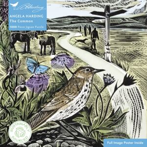 Flame Tree Publishing Adult Sustainable Jigsaw Puzzle Angela Harding: The Common : 1000-Pieces. Ethical, Sustainable, Earth-Friendly