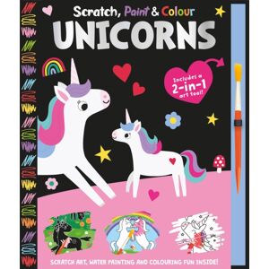 Gemini Books Group Ltd Scratch, Paint & Colour Unicorns