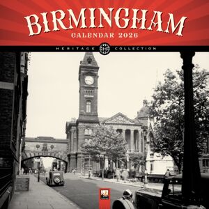Flame Tree Publishing Birmingham Heritage Wall Calendar 2026 (Art Calendar)