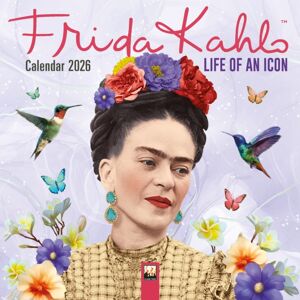 Flame Tree Publishing Frida Kahlo: Life Of An Icon Mini Wall Calendar 2026 (Art Calendar)