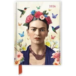Flame Tree Publishing Frida Kahlo: Life Of An Icon 2026 Luxury Pocket Diary Planner - Week To View
