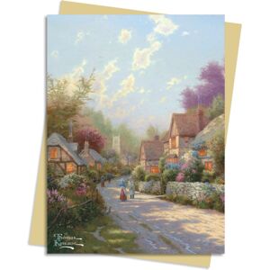 Flame Tree Publishing Thomas Kinkade: Cobblestone Village Greeting Card Pack : Pack Of 6