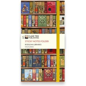 Flame Tree Publishing Bodleian Libraries: High Jinks Bookshelves Flame Tree Sticky Notes Folder