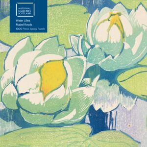 Flame Tree Publishing Adult Jigsaw Puzzle Ngs: Mabel Royds - Water Lilies : 1000-Piece Jigsaw Puzzles