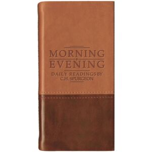 Christian Focus Publications Ltd Morning And Evening - Matt Tan/burgundy : Daily Readings By C. H. Spurgeon