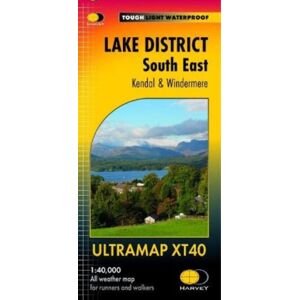 Harvey Map Services Ltd Lake District South East Ultramap : Kendal & Windermere