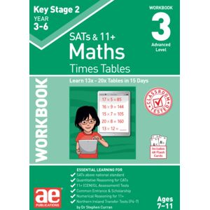 Accelerated Education Publications Ltd Ks2 Times Tables Workbook 3 : 15 Day Learning Programme For 13x - 20x Tables