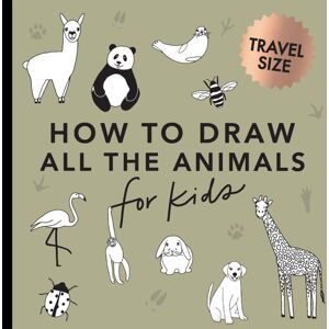Random House USA Inc All The Animals: How To Draw Books For Kids With Dogs, Cats, Lions, Dolphins, And More (Summer Activity Book For Kids) (Mini)