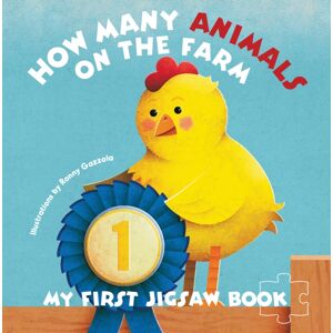 White Star My First Jigsaw Book: How Many Animals On The Farm?