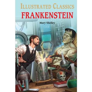 Prakash Books Frankenstein For Kids : Illustrated Children Classics English Novel With Review Questions : English Novel With Review Questions