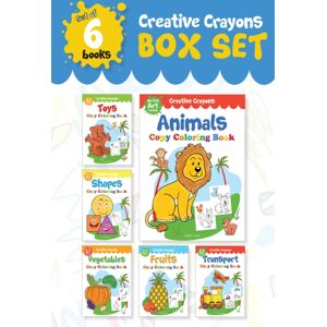 Prakash Books Colouring Books Super Boxset : Pack Of 6 Crayon Copy Colour Books For Kids