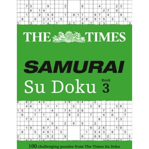 HarperCollins Publishers The Times Samurai Su Doku 3 : 100 Challenging Puzzles From The Times HarperCollins Publishers The Times Samurai Su Doku 3 : 100 Challenging Puzzles From The Times