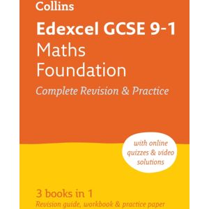 HarperCollins Publishers Edexcel Gcse 9-1 Maths Foundation All-In-One Complete Revision And Practice : Ideal For The 2026 And 2027 Exams HarperCollins Publishers Edexcel Gcse 9-1 Maths Foundation All-In-One Complete Revision And Practice : Ideal For The 2026 And 2027 Exams