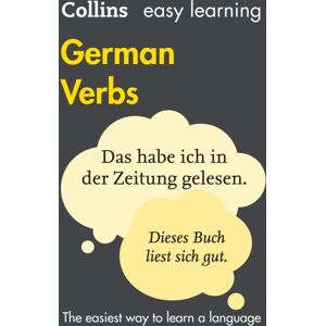 HarperCollins Publishers Easy Learning German Verbs : Trusted Support For Learning HarperCollins Publishers Easy Learning German Verbs : Trusted Support For Learning