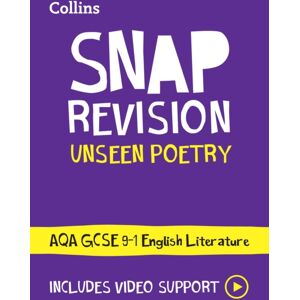 HarperCollins Publishers Aqa Unseen Poetry Anthology Revision Guide : Ideal For The 2026 And 2027 Exams HarperCollins Publishers Aqa Unseen Poetry Anthology Revision Guide : Ideal For The 2026 And 2027 Exams