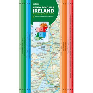 Collins Map Of Ireland Handy : Ideal For Route Planning Collins Map Of Ireland Handy : Ideal For Route Planning