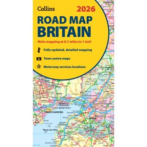 HarperCollins Publishers 2026 Collins Road Map Of Britain : Clear And Detailed Folded Map Of Britain HarperCollins Publishers 2026 Collins Road Map Of Britain : Clear And Detailed Folded Map Of Britain