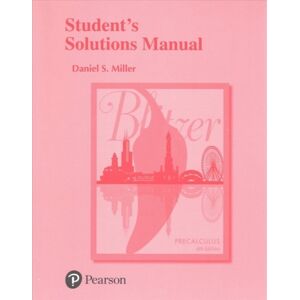 Pearson Education (US) Student'S Solutions Manual For Precalculus Pearson Education (US) Student'S Solutions Manual For Precalculus