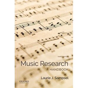 Oxford University Press Inc Music Research : A Handbook Oxford University Press Inc Music Research : A Handbook