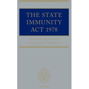 Oxford University Press The State Immunity Act 1978 Oxford University Press The State Immunity Act 1978