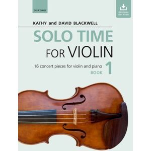 Oxford University Press Solo Time For Violin Book 1 : 16 Concert Pieces For Violin And Piano Oxford University Press Solo Time For Violin Book 1 : 16 Concert Pieces For Violin And Piano