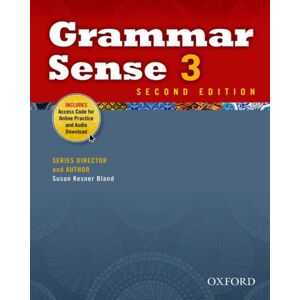 Oxford University Press Grammar Sense: 3: Student Book With Online Practice Access Code Card Oxford University Press Grammar Sense: 3: Student Book With Online Practice Access Code Card