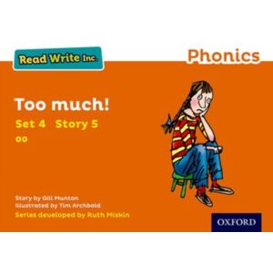 Oxford University Press Read Write Inc. Phonics: Too Much! (Orange Set 4 Storybook 5) Oxford University Press Read Write Inc. Phonics: Too Much! (Orange Set 4 Storybook 5)