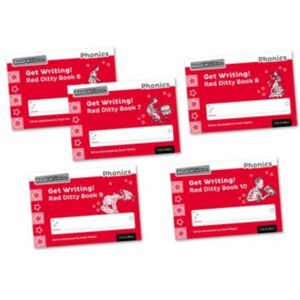 Oxford University Press Read Write Inc. Phonics: Get Writing! Red Ditty Books 6-10 Mixed Pack Of 5 Oxford University Press Read Write Inc. Phonics: Get Writing! Red Ditty Books 6-10 Mixed Pack Of 5