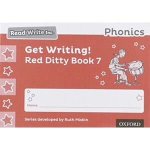 Oxford University Press Read Write Inc. Phonics: Get Writing! Red Ditty Book 7 Pack Of 10 Oxford University Press Read Write Inc. Phonics: Get Writing! Red Ditty Book 7 Pack Of 10