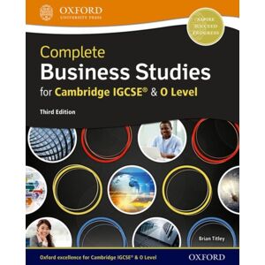 Oxford University Press Complete Business Studies For Cambridge Igcse® And O Level Oxford University Press Complete Business Studies For Cambridge Igcse® And O Level