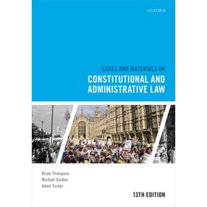 Oxford University Press Cases And Materials On Constitutional And Administrative Law Oxford University Press Cases And Materials On Constitutional And Administrative Law