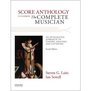 Oxford University Press Inc Score Anthology To Accompany The Complete Musician Oxford University Press Inc Score Anthology To Accompany The Complete Musician