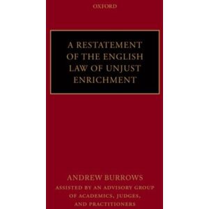 Oxford University Press A Restatement Of The English Law Of Unjust Enrichment Oxford University Press A Restatement Of The English Law Of Unjust Enrichment
