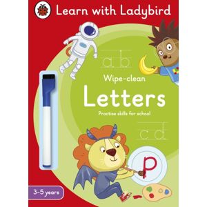 Penguin Random House Children's UK Letters: A Learn With Ladybird Wipe-Clean Activity Book 3-5 Years : Ideal For Home Learning (Eyfs) Penguin Random House Children's UK Letters: A Learn With Ladybird Wipe-Clean Activity Book 3-5 Years : Ideal For Home Learning (Eyfs)