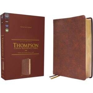 Zondervan Nkjv, Thompson Chain-Reference Bible, Leathersoft, Brown, Red Letter, Comfort Print Zondervan Nkjv, Thompson Chain-Reference Bible, Leathersoft, Brown, Red Letter, Comfort Print
