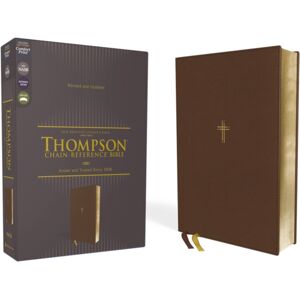 Zondervan Nasb, Thompson Chain-Reference Bible, Leathersoft, Brown, 1995 Text, Red Letter, Comfort Print Zondervan Nasb, Thompson Chain-Reference Bible, Leathersoft, Brown, 1995 Text, Red Letter, Comfort Print