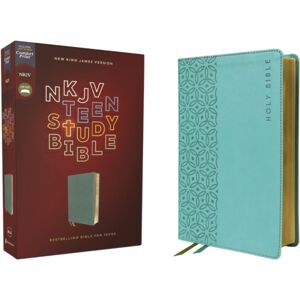 Zondervan Nkjv, Teen Study Bible, Leathersoft, Teal, Comfort Print Zondervan Nkjv, Teen Study Bible, Leathersoft, Teal, Comfort Print