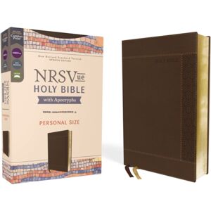 Zondervan Nrsvue, Holy Bible With Apocrypha, Personal Size, Leathersoft, Brown, Comfort Print Zondervan Nrsvue, Holy Bible With Apocrypha, Personal Size, Leathersoft, Brown, Comfort Print