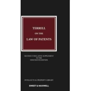 Sweet & Maxwell Ltd Terrell On The Law Of Patents Sweet & Maxwell Ltd Terrell On The Law Of Patents
