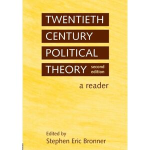 Taylor & Francis Ltd Twentieth Century Political Theory : A Reader Taylor & Francis Ltd Twentieth Century Political Theory : A Reader