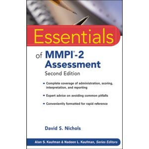 John Wiley & Sons Inc Essentials Of Mmpi-2 Assessment John Wiley & Sons Inc Essentials Of Mmpi-2 Assessment