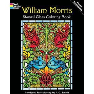 Dover Publications Inc. William Morris Stained Glass Coloring Book Dover Publications Inc. William Morris Stained Glass Coloring Book