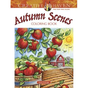 Dover Publications Inc. Creative Haven Autumn Scenes Coloring Book Dover Publications Inc. Creative Haven Autumn Scenes Coloring Book