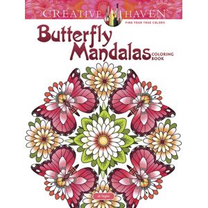 Dover Publications Inc. Creative Haven Butterfly Mandalas Coloring Book Dover Publications Inc. Creative Haven Butterfly Mandalas Coloring Book