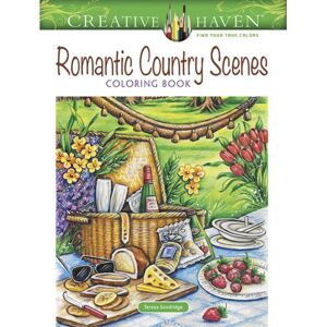 Dover Publications Inc. Creative Haven Romantic Country Scenes Coloring Book Dover Publications Inc. Creative Haven Romantic Country Scenes Coloring Book