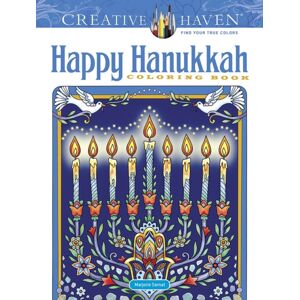 Dover Publications Inc. Creative Haven Happy Hanukkah Coloring Book Dover Publications Inc. Creative Haven Happy Hanukkah Coloring Book