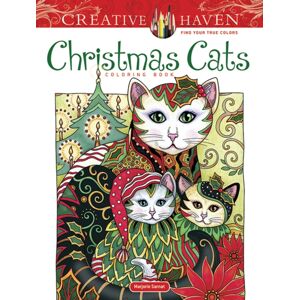 Dover Publications Inc. Creative Haven Christmas Cats Coloring Book Dover Publications Inc. Creative Haven Christmas Cats Coloring Book
